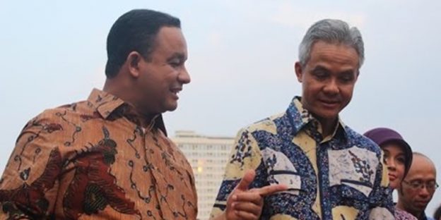 Anies Baswedan dan Ganjar Pranowo