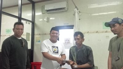 Dewan Komando Batalyon 120 Beri Santunan pada Korban Pengeroyokan OTK (Foto Ist)