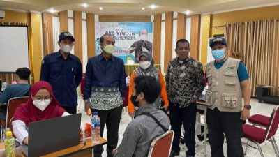Sebanyak 400 lebih orang iku Program Vaksin DPR RI Ashabul Kahfi di Makassar