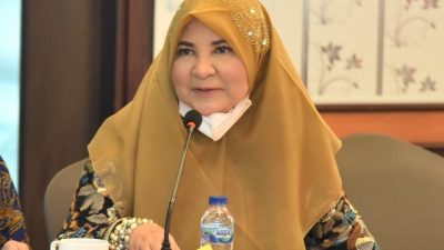 Anggota Komisi VI DPR RI Nevi Zuarina saat mengikuti Kunjungan Kerja Reses Komisi VI DPR RI ke Kalimantan Utara