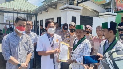 Penyerahan Pernyataan Sikap Oleh HmI kepada Kejaksaan