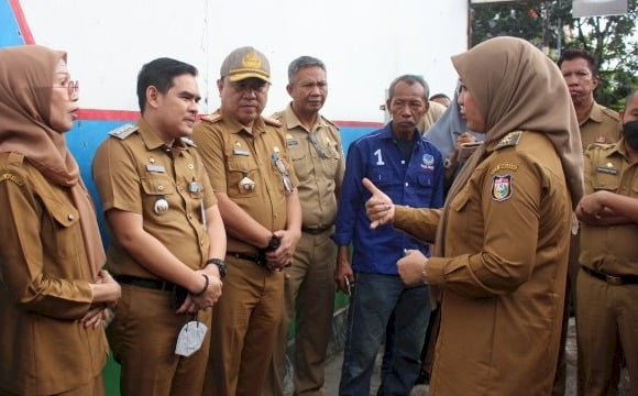 Camat Mamajang damping Wakil Wali Kota Makassar tinjau dua titik Lorong Wisata