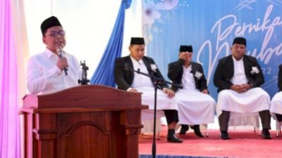 Hadiri Nikahan 9 Santri, ini Pesan Danny
