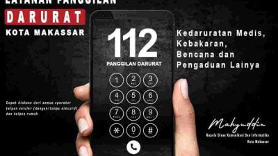 Pemkot Makassar Ajak Masyarakat Gunakan Call Center 112 Waspada Cuaca Buruk