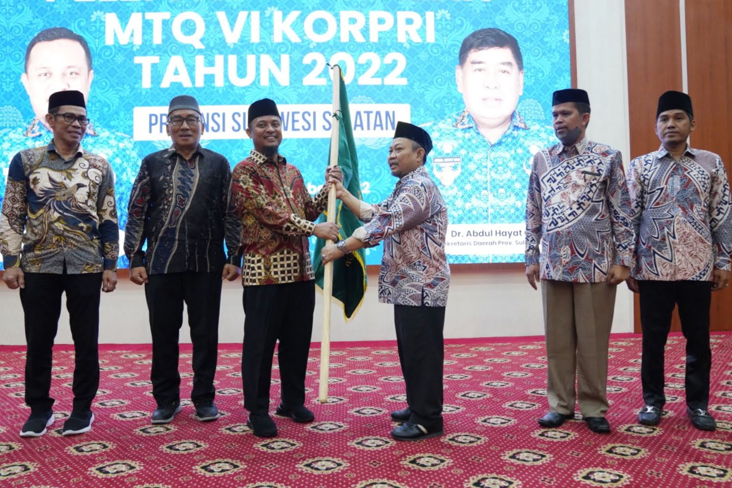 Gubernur Sulsel Lepas Kafilah Mtq Vi Korpri Tahun 2022