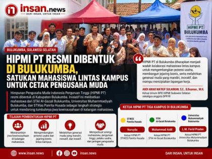 Foto Bersama Setelah Pendirian HIPMI PT BULUKUMBA. Foto, Ist.